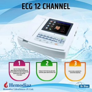 12 Channel ECG Machine