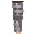 Knee hinge brace long
