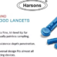 lancet-round-blue-100-harson