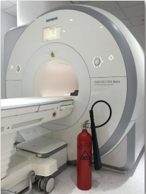 MRI COMPATIBLE FIRE EXTINGUISHER