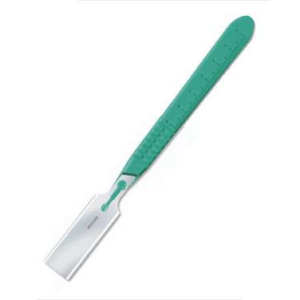 DOUBLE CUT DISPOSABLE SKIN GRAFT BLADE 63 MM WITH HANDLE